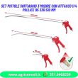 Set pistole soffiaggio 3 misure con attacco 1/4 pollice 95 330 510 mm