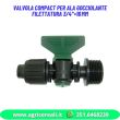 Valvola Compact per ala gocciolante Filettatura 3/4 x 16mm