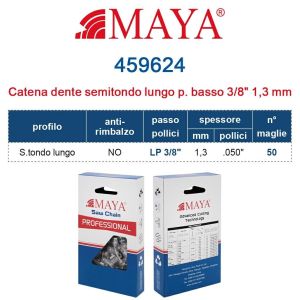 Catena per motosega 3/8" mini - 1.3 mm 50 maglie MAYA