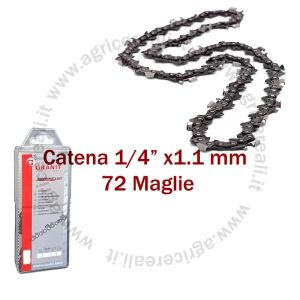 Catena per motosega 1/4" 1,1 mm 72 maglie per STIHL MSA 160