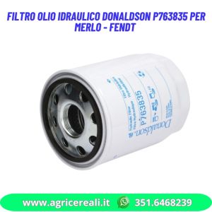 Filtro olio Idraulico Donaldson P763835 per Merlo - Fendt 