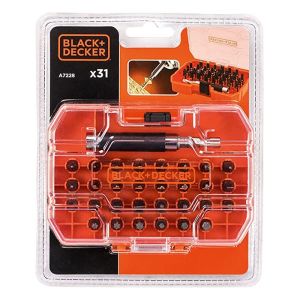 Set per Avvitare 31 Pezzi Black+Decker A7228-XJ