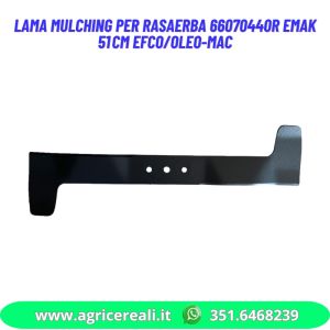 Lama mulching per rasaerba 66070440R Emak 51 cm Efco Oleo Mac
