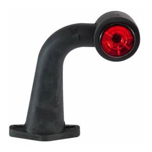 Luce d'ingombro a led rosso e bianco 12-30V con braccio ad angolo 