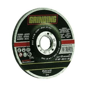 Grinding disco abrasivo centrodepresso per levigatura ferro Ø mm.115x6,4x22,2 I