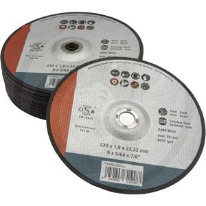 Mola da taglio per acciaio inox Ø 230x1,9x22,2 mm 