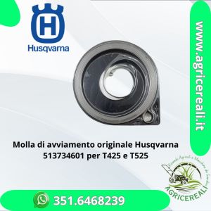 Molla di avviamento originale Husqvarna 513734601 per T425 e T525