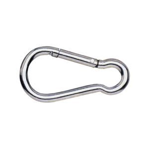 Moschettone pompiere 80 mm acciaio zincato