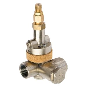 Valvola 1/2" con foro per attacco + acceleratore