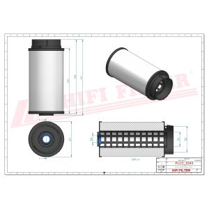 SN80055 Filtro gasolio HIFI compatibile per IVECO DAILY