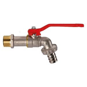 Rubinetto Portagomma a Sfera 3/4' con maniglia a leva