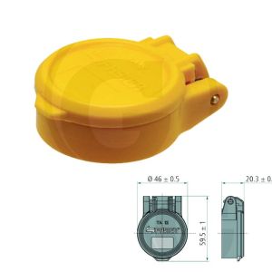 Tappo parapolvere Faster TA 12G giallo per innesti rapidi