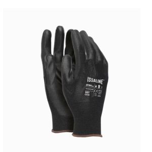 Guanti da lavoro in Poliuretano Spalmato PU - NERO