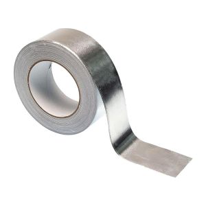Nastro Alluminio alta temperatura 50 mm x 10 mt silver