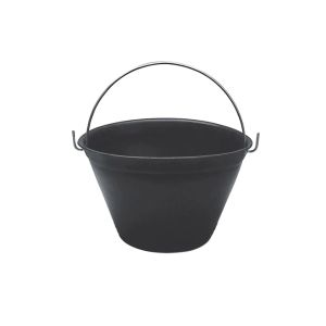 Secchio per muratore nero Ø 340 mm capacità 8 litri