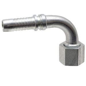 Raccordo Oleodinamica Femmina 90° Dkorf 13/16"-16 x Tubo 3/8"