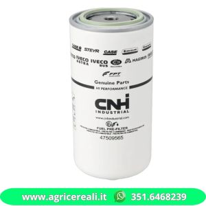 Filtro acqua carburante 47509565 CNH originale per T6?T7