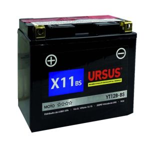 Batteria per Moto TX12-BS 12V 10AH 180A Dim 150x87x H.132 mm