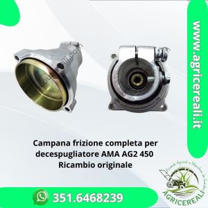 Campana decespugliatore universale tubo 26 mm innesto 9 denti