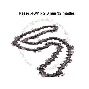 Catena motosega .404" x 2.0 mm 92 maglie compatibile Stihl 40RMH