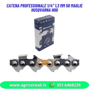 Catena motosega professionale 1/4" 1,3 mm 58 maglie Husqvarna H00