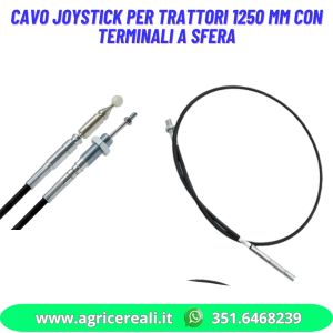 Cavo joystick per trattori 1250 mm con terminali a sfera