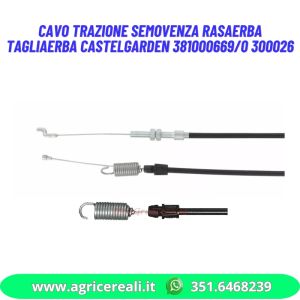 Cavo trasmissione trazione tagliaerba CASTELGARDEN 381000669/0 300026
