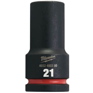 Chiave a Bussola 21 mm a Macchina Lunga attacco 3/4" Milwaukee 4932480380