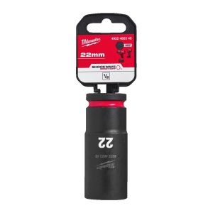 Chiave a Bussola 22 mm a Macchina Lunga attacco 1/2" Milwaukee 4932480340