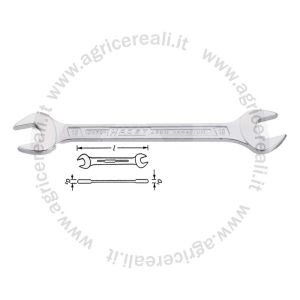 Chiave a forchetta doppia HAZET 21x22 mm: precisione tedesca