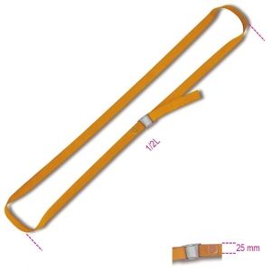 Cinghia Lega Bagagli Fibbia Alluminio 25mm x 1.5m 200kg