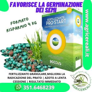 Concime per Prato BOTTOS Pro Start per Semine Favorisce la Germinazione Kg. 4