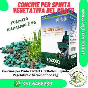 Concime per Prato Perfect Life Bottos | Spinta Vegetativa e Germinazione 2Kg