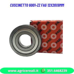 Cuscinetto 6001 ZZ in acciaio – Prestazioni elevate garantite