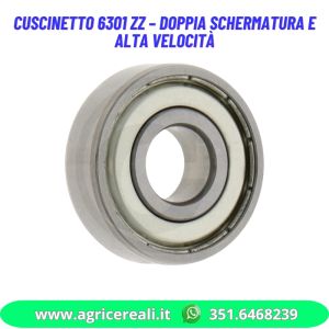 Cuscinetto 6301 ZZ – Doppia Schermatura e Alta Velocità