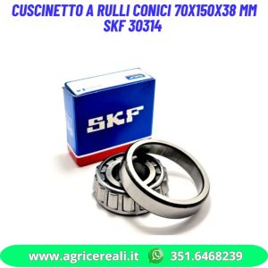 Cuscinetto a rulli conici 70x150x38 mm SKF 30314