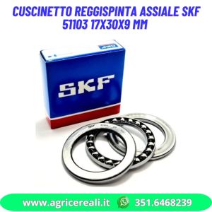 Cuscinetto reggispinta assiale SKF 51103 17x30x9 mm 