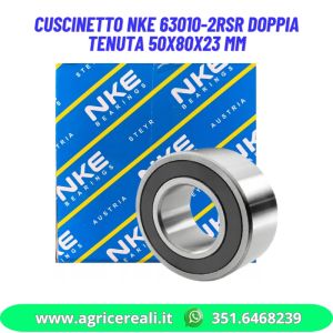 Cuscinetto NKE 63010-2RSR doppia tenuta 50x80x23 mm