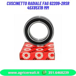 Cuscinetto radiale FAG 62209-2RSR 45x85x19 mm