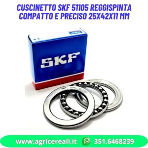 Cuscinetto SKF 51105 reggispinta compatto e preciso 25X42X11 mm