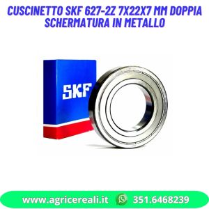 Cuscinetto SKF 627-2Z 7x22x7 mm doppia schermatura in metallo