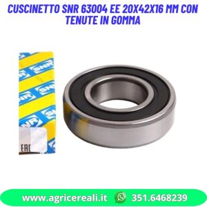 Cuscinetto SNR 63004 EE 20x42x16 mm con tenute in gomma