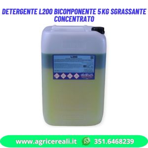 Detergente L200 bicomponente 5kg sgrassante concentrato