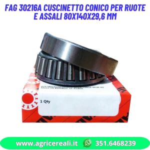 FAG 30216A cuscinetto conico per ruote e assali 80x140x29,6mm