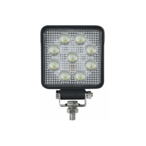 Faro quadrato 27W LED 6500K per auto e mezzi agricoli