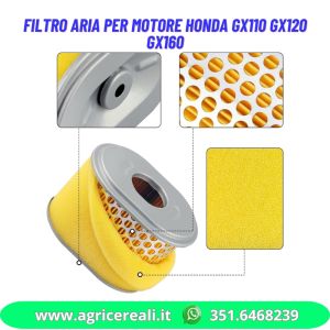Filtro aria adattabile Honda GX110, GX120, GX140, GX160