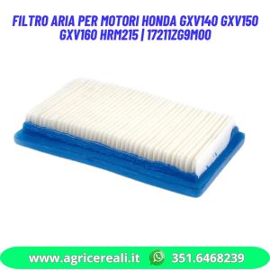 Filtro Aria per motori Honda GXV140 GXV150 GXV160 HRM215