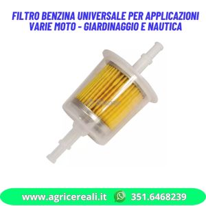 Filtro Benzina Universale per applicazioni varie Moto - Giardinaggio e Nautica