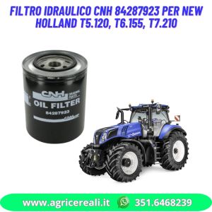Filtro idraulico CNH 84287923 per New Holland T5.120, T6.155, T7.210