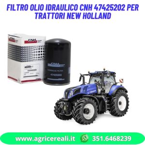 Filtro olio idraulico CNH 47425202 per trattori New Holland